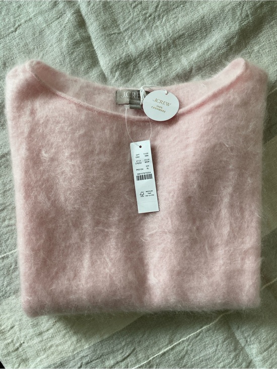 J. Crew Sweaters - NWT J. Crew 100% Brushed Cashmere Boatneck  in Light Pink